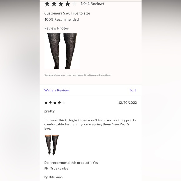 Free People x Vicenza All That Shimmers Over The Knee Stiletto Boots - Picture 15 of 17